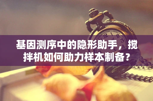 基因测序中的隐形助手，搅拌机如何助力样本制备？