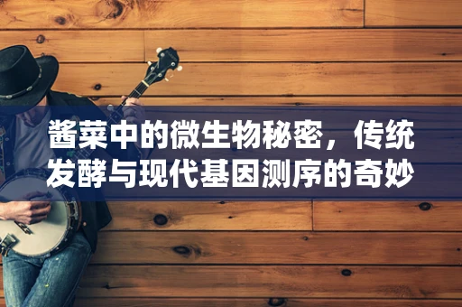 酱菜中的微生物秘密，传统发酵与现代基因测序的奇妙碰撞