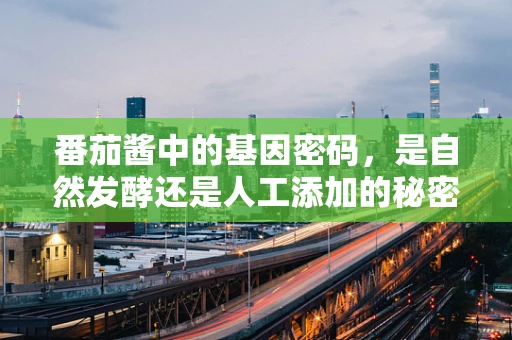 番茄酱中的基因密码，是自然发酵还是人工添加的秘密？