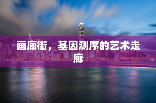画廊街，基因测序的艺术走廊
