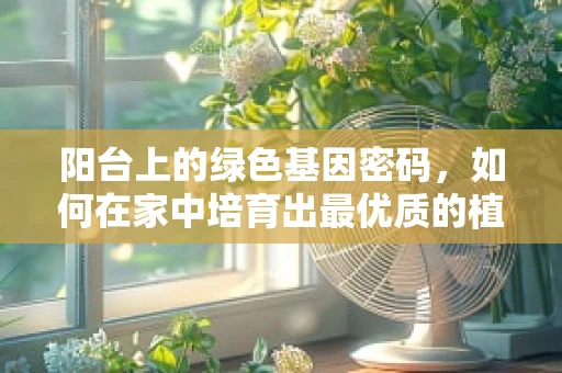 阳台上的绿色基因密码，如何在家中培育出最优质的植物？