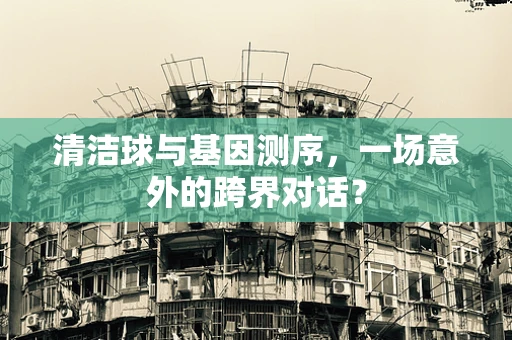 清洁球与基因测序，一场意外的跨界对话？