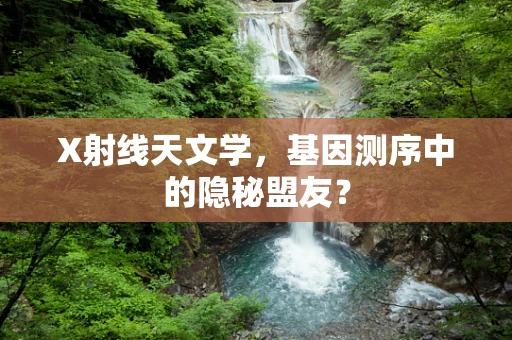 X射线天文学，基因测序中的隐秘盟友？