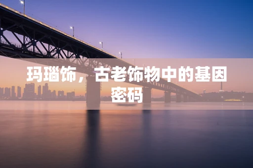玛瑙饰，古老饰物中的基因密码