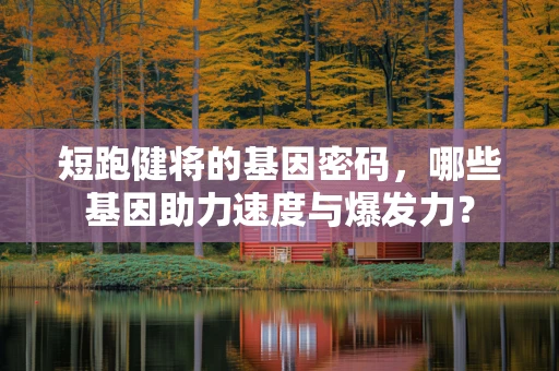 短跑健将的基因密码，哪些基因助力速度与爆发力？