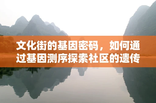 文化街的基因密码，如何通过基因测序探索社区的遗传多样性？