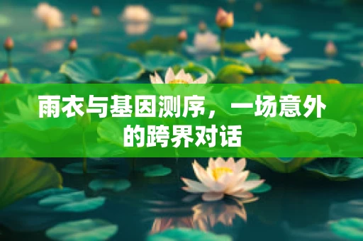 雨衣与基因测序，一场意外的跨界对话