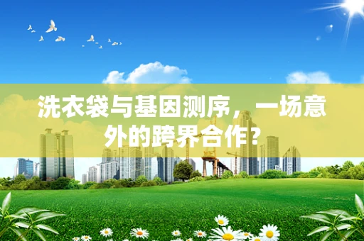 洗衣袋与基因测序，一场意外的跨界合作？