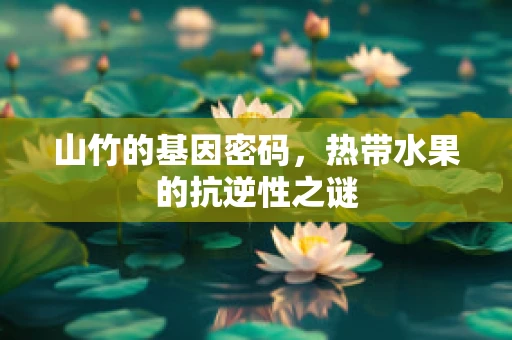山竹的基因密码，热带水果的抗逆性之谜