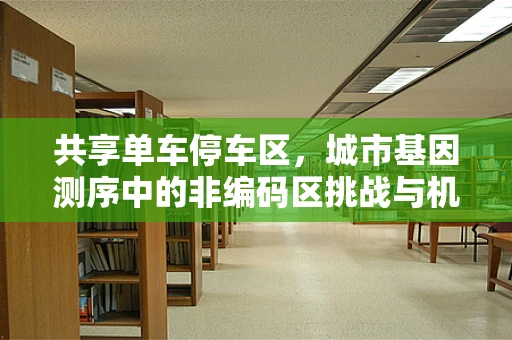 共享单车停车区，城市基因测序中的非编码区挑战与机遇？