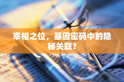 宰相之位，基因密码中的隐秘关联？