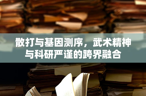 散打与基因测序，武术精神与科研严谨的跨界融合