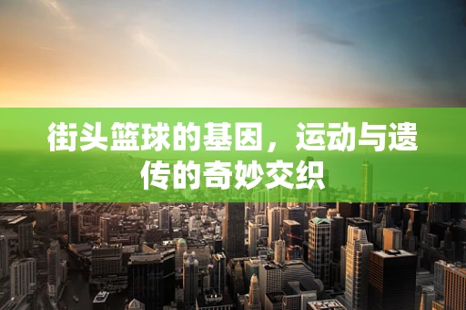 街头篮球的基因，运动与遗传的奇妙交织