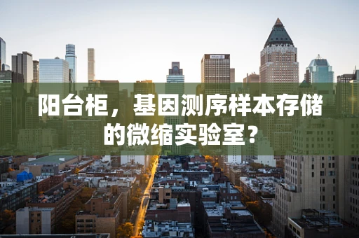 阳台柜，基因测序样本存储的微缩实验室？