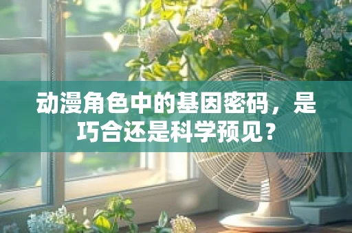 动漫角色中的基因密码，是巧合还是科学预见？