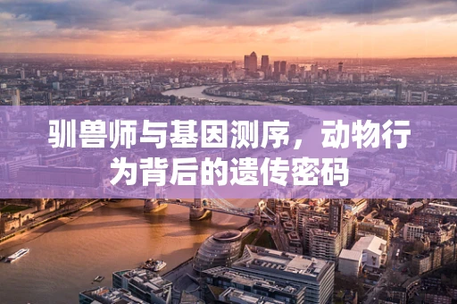 驯兽师与基因测序，动物行为背后的遗传密码