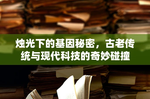 烛光下的基因秘密，古老传统与现代科技的奇妙碰撞