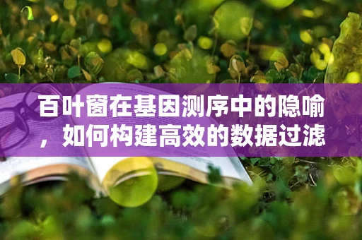 百叶窗在基因测序中的隐喻，如何构建高效的数据过滤机制？