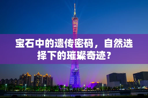 宝石中的遗传密码，自然选择下的璀璨奇迹？