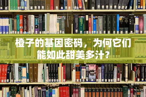 橙子的基因密码，为何它们能如此甜美多汁？