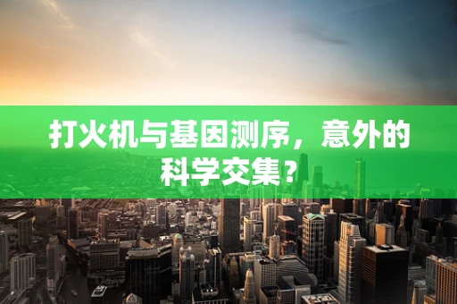 打火机与基因测序，意外的科学交集？