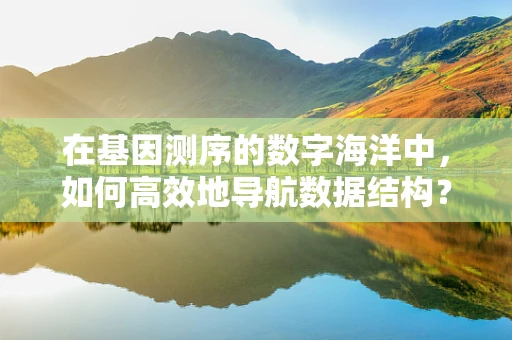 在基因测序的数字海洋中，如何高效地导航数据结构？