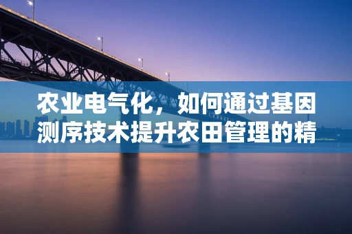 农业电气化，如何通过基因测序技术提升农田管理的精准性？