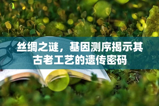 丝绸之谜，基因测序揭示其古老工艺的遗传密码