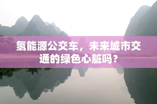 氢能源公交车，未来城市交通的绿色心脏吗？