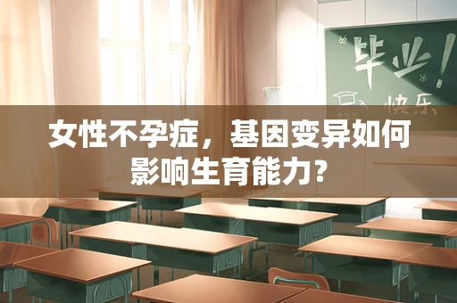 女性不孕症，基因变异如何影响生育能力？