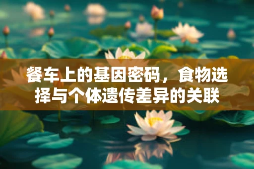 餐车上的基因密码，食物选择与个体遗传差异的关联