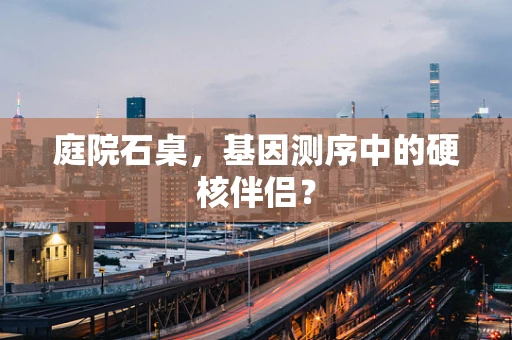 庭院石桌，基因测序中的硬核伴侣？