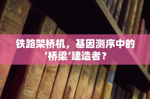 铁路架桥机，基因测序中的‘桥梁’建造者？