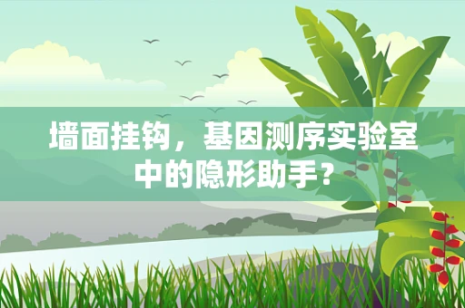 墙面挂钩，基因测序实验室中的隐形助手？