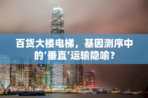 百货大楼电梯，基因测序中的‘垂直’运输隐喻？