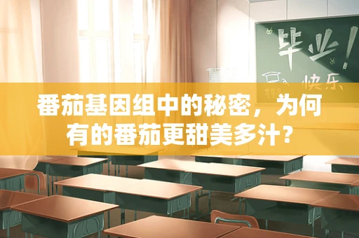 番茄基因组中的秘密，为何有的番茄更甜美多汁？