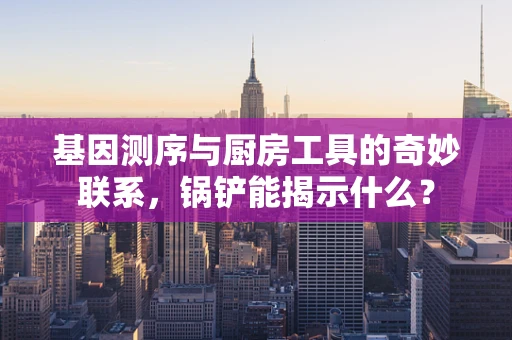 基因测序与厨房工具的奇妙联系，锅铲能揭示什么？
