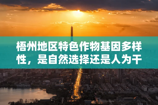 梧州地区特色作物基因多样性，是自然选择还是人为干预的结果？