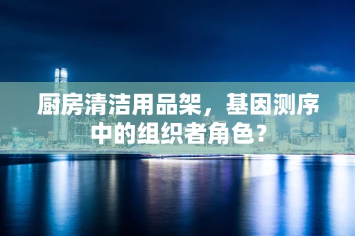 厨房清洁用品架，基因测序中的组织者角色？