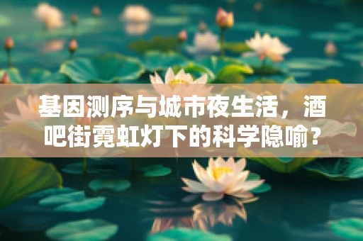基因测序与城市夜生活，酒吧街霓虹灯下的科学隐喻？