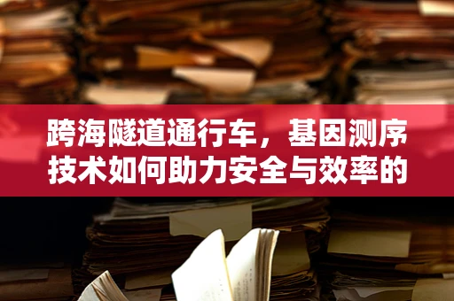 跨海隧道通行车，基因测序技术如何助力安全与效率的双重提升？