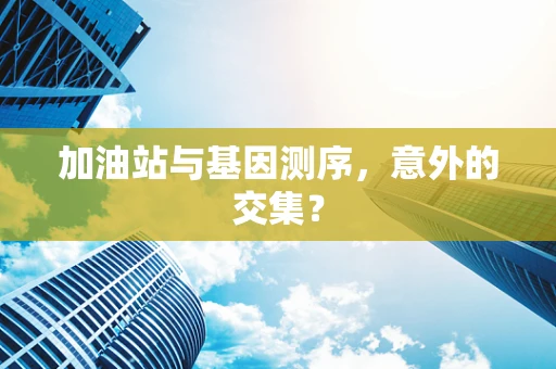 加油站与基因测序，意外的交集？