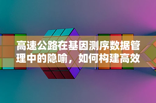高速公路在基因测序数据管理中的隐喻，如何构建高效、安全的‘数据传输通道’？