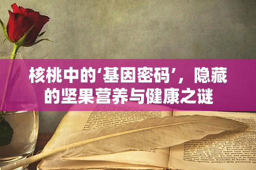 核桃中的‘基因密码’，隐藏的坚果营养与健康之谜