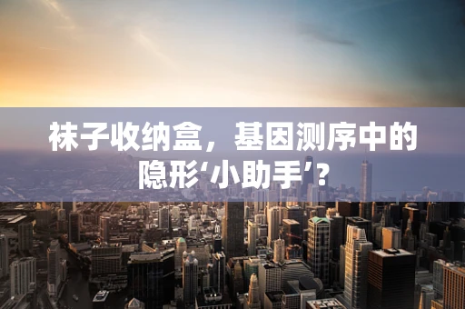 袜子收纳盒，基因测序中的隐形‘小助手’？