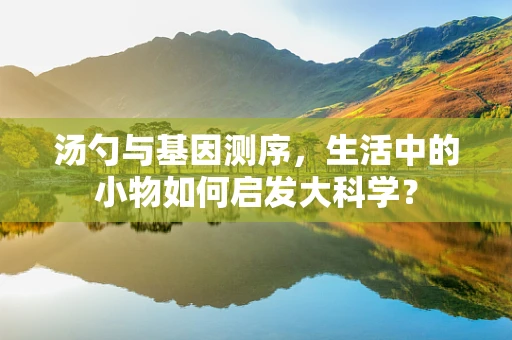 汤勺与基因测序，生活中的小物如何启发大科学？