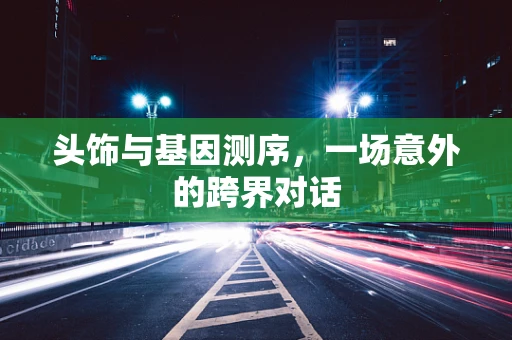 头饰与基因测序，一场意外的跨界对话