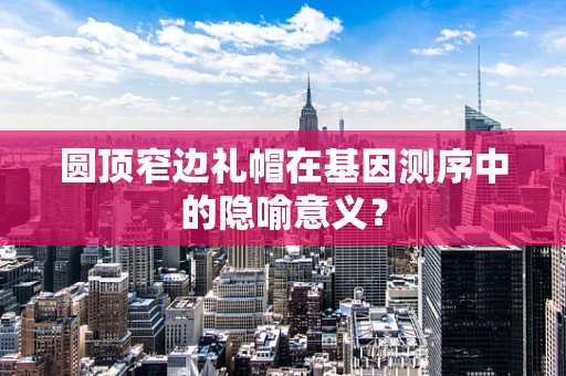 圆顶窄边礼帽在基因测序中的隐喻意义？