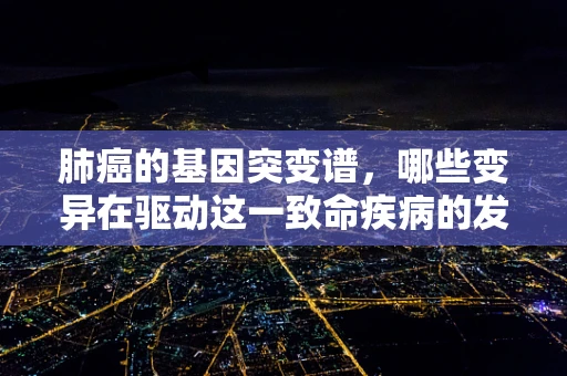 肺癌的基因突变谱，哪些变异在驱动这一致命疾病的发展？