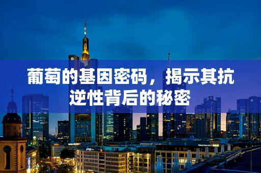 葡萄的基因密码，揭示其抗逆性背后的秘密